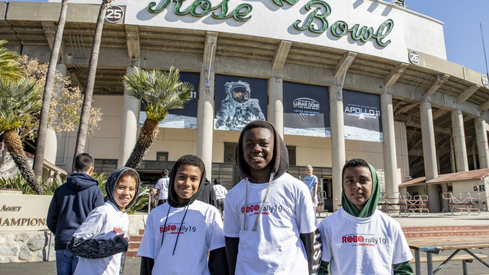 Group Photo, Rose Bowl Stadium
